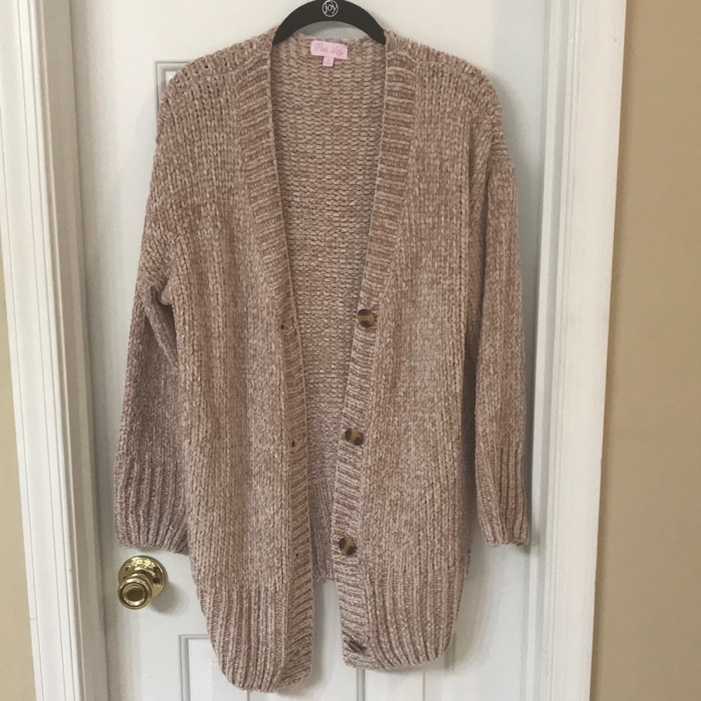 Pink Lily Cardigan